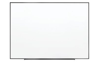 Fusion Nano-Clean Magnetic Whiteboard, 72 x 48, White Surface, Silver Aluminum Frame