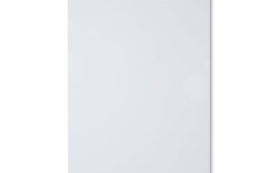 Invisamount Vertical Magnetic Glass Dry-Erase Boards, 48 X 85, White Surface