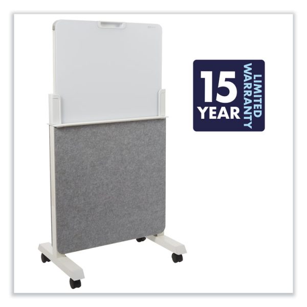 Agile Glass Dry-Erase Easel, 25.5 X 60.5, White Surface - Image 2