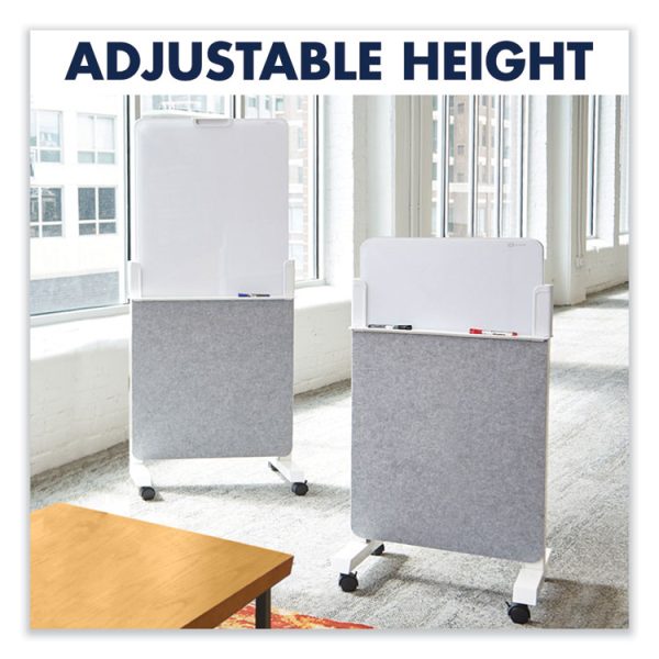 Agile Glass Dry-Erase Easel, 25.5 X 60.5, White Surface - Image 3