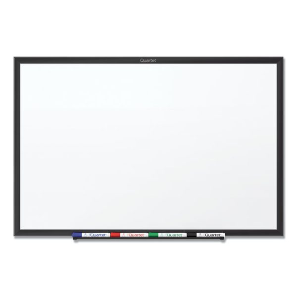 Classic Series Total Erase Dry Erase Boards, 36 x 24, White Surface, Black Aluminum Frame