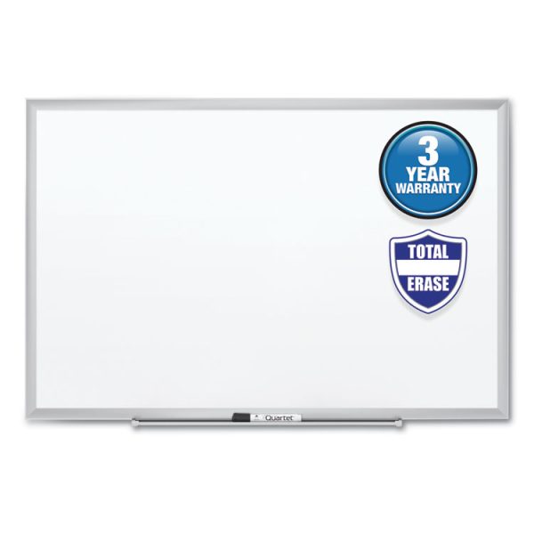 Classic Series Total Erase Dry Erase Boards, 36 x 24, White Surface, Silver Anodized Aluminum Frame - Image 2
