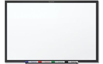 Classic Series Total Erase Dry Erase Boards, 48 x 36, White Surface, Black Aluminum Frame