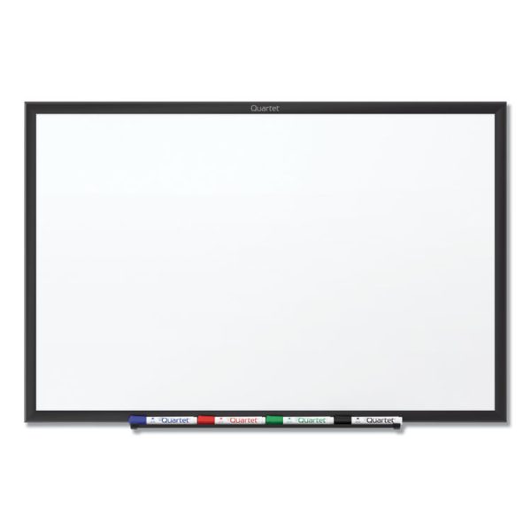 Classic Series Total Erase Dry Erase Boards, 48 x 36, White Surface, Black Aluminum Frame