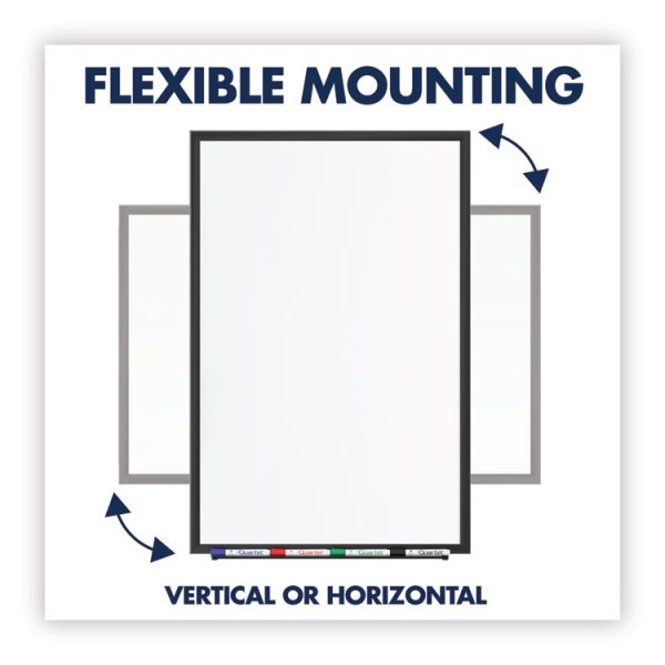 Classic Series Total Erase Dry Erase Boards, 72 x 48, White Surface, Black Aluminum Frame - Image 7