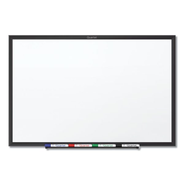 Classic Series Total Erase Dry Erase Boards, 72 x 48, White Surface, Black Aluminum Frame