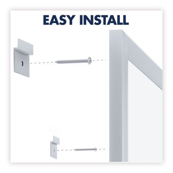 Classic Series Total Erase Dry Erase Boards, 72 x 48, White Surface, Silver Anodized Aluminum Frame - Image 8