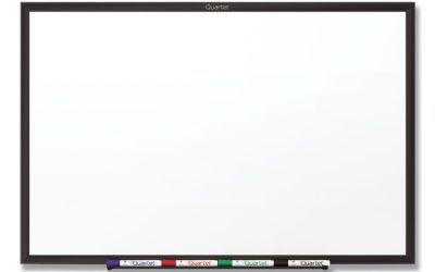 Classic Series Total Erase Dry Erase Boards, 96 x 48, White Surface, Black Aluminum Frame