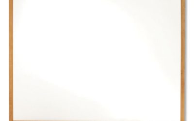 Classic Series Total Erase Dry Erase Boards, 36 x 24, White Surface, Oak Fiberboard Frame