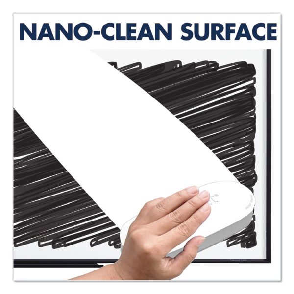 Classic Series Nano-Clean Dry Erase Board, 24 x 18, White Surface, Black Aluminum Frame - Image 5