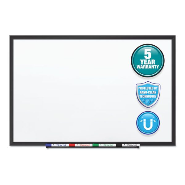 Classic Series Nano-Clean Dry Erase Board, 24 x 18, White Surface, Black Aluminum Frame - Image 2