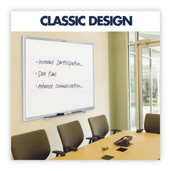 Classic Series Nano-Clean Dry Erase Board, 24 x 18, White Surface, Silver Aluminum Frame - Image 4