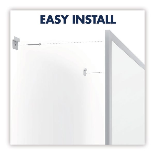 Classic Series Nano-Clean Dry Erase Board, 96 x 48, White Surface, Silver Aluminum Frame - Image 6