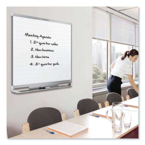 Prestige 2 Magnetic Total Erase Whiteboard, 48 x 36, White Surface, Silver Aluminum/Plastic Frame - Image 10