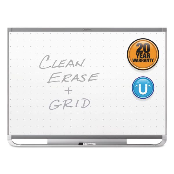 Prestige 2 Magnetic Total Erase Whiteboard, 48 x 36, White Surface, Graphite Fiberboard/Plastic Frame - Image 4