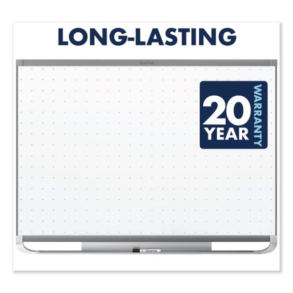 Prestige 2 Magnetic Total Erase Whiteboard, 48 x 36, White Surface, Graphite Fiberboard/Plastic Frame - Image 3