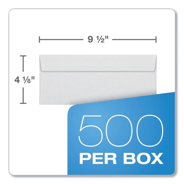 Double Window Redi-Seal Security-Tinted Envelope, #10, Commercial Flap, Redi-Seal Adhesive Closure, 4.13 x 9.5, White, 500/BX - Image 6