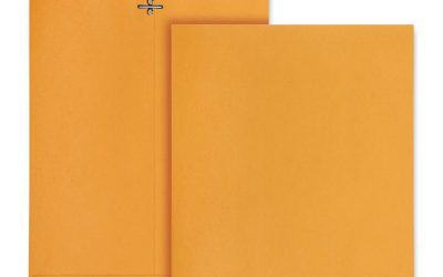 Clasp Envelope, 28 lb Bond Weight Kraft, #97, Square Flap, Clasp/Gummed Closure, 10 x 13, Brown Kraft, 250/Carton