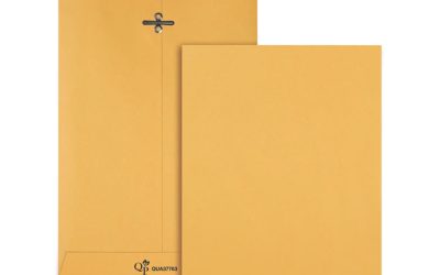 Clasp Envelope, 32 lb Bond Weight Kraft, #1 3/4, Square Flap, Clasp/Gummed Closure, 6.5 x 9.5, Brown Kraft, 100/Box