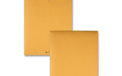 Clasp Envelope, 32 lb Bond Weight Kraft, #87, Square Flap, Clasp/Gummed Closure, 8.75 x 11.5, Brown Kraft, 100/Box
