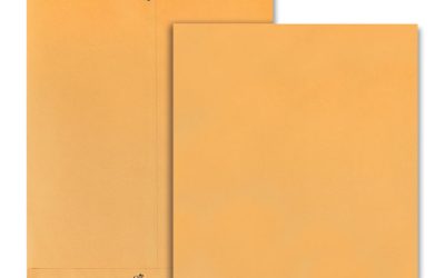 Clasp Envelope, 32 lb Bond Weight Kraft, #15 1/2, Square Flap, Clasp/Gummed Closure, 12 x 15.5, Brown Kraft, 100/Box