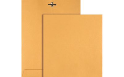 Clasp Envelope, 28 lb Bond Weight Kraft, #75, Square Flap, Clasp/Gummed Closure, 7.5 x 10.5, Brown Kraft, 100/Box