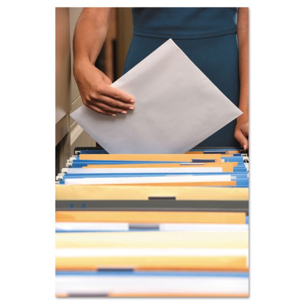 Catalog Envelope, 24 lb Bond Weight Paper, #1, Square Flap, Gummed Closure, 6 x 9, White, 500/Box - Image 2