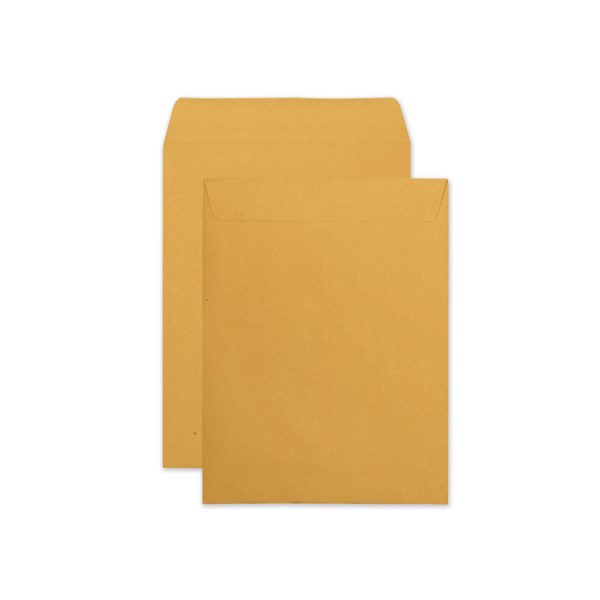 Redi-Seal Catalog Envelope, #12 1/2, Cheese Blade Flap, Redi-Seal Adhesive Closure, 9.5 x 12.5, Brown Kraft, 250/Box