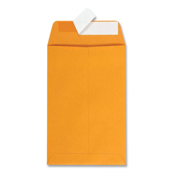 Redi-Strip Catalog Envelope, #1, Cheese Blade Flap, Redi-Strip Adhesive Closure, 6 x 9, Brown Kraft, 100/Box - Image 3