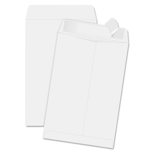 Redi-Strip Catalog Envelope, #1 3/4, Cheese Blade Flap, Redi-Strip Adhesive Closure, 6.5 x 9.5, White, 100/Box