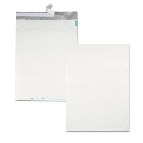 Redi-Strip Poly Mailer, #6, Square Flap, Redi-Strip Adhesive Closure, 14 x 19, White, 100/Pack - Image 5