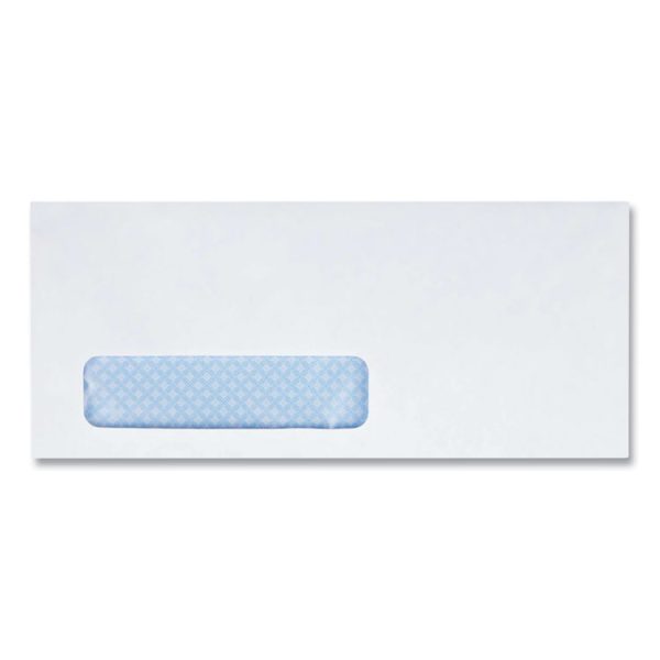 Redi-Strip Security Tinted Envelope, Address Window, #10, Commercial Flap, Redi-Strip Closure, 4.13 x 9.5, White, 500/Box - Image 2