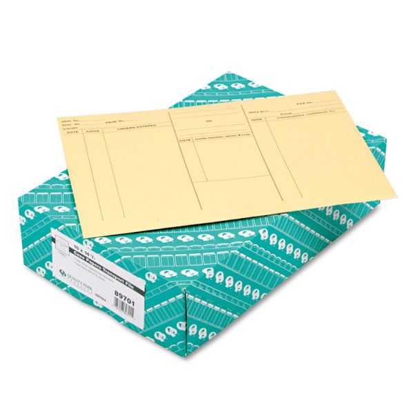 Attorney's Envelope/Transport Case File, Cheese Blade Flap, Fold-Over Closure, 10 x 14.75, Cameo Buff, 100/Box - Image 2