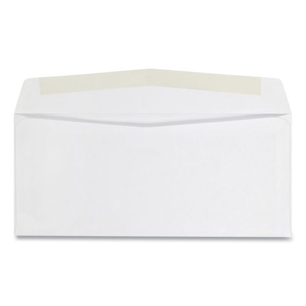 Business Envelope, #10, Commercial Flap, Side Seam, Gummed Closure, 24 lb Bond Weight Paper, 4.13 x 9.5, White, 500/Box - Image 2