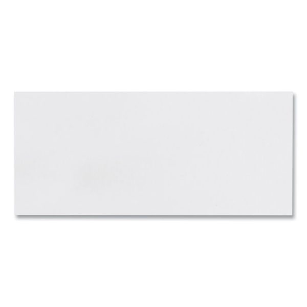 Business Envelope, #10, Commercial Flap, Side Seam, Gummed Closure, 24 lb Bond Weight Paper, 4.13 x 9.5, White, 500/Box - Image 3