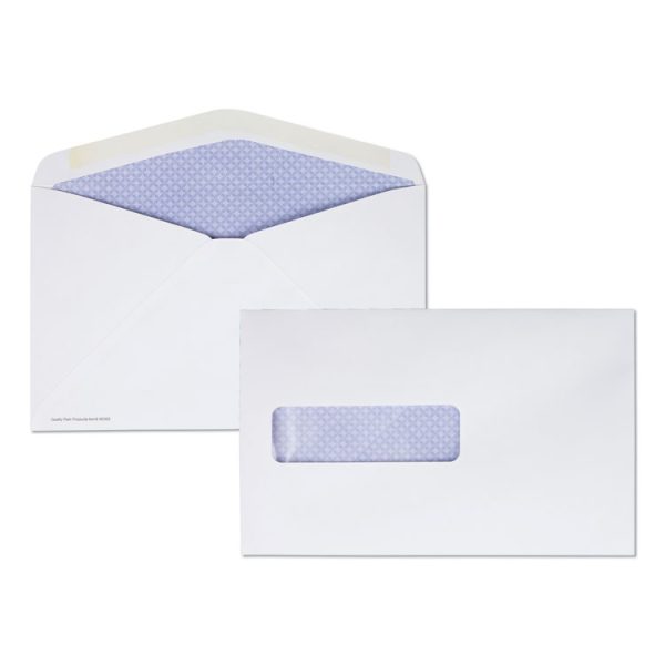 Postage Saving Envelope, #6 5/8, Commercial Flap, Gummed Closure, 6 X 9.5, White, 500/pack