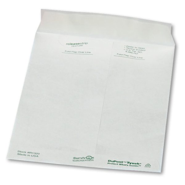 Lightweight 14 lb Tyvek Catalog Mailers, #6 1/2, Square Flap, Redi-Strip Adhesive Closure, 6 x 9, White, 100/Box - Image 2