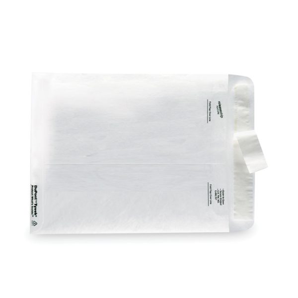 Lightweight 14 lb Tyvek Catalog Mailers, #10 1/2, Square Flap, Redi-Strip Adhesive Closure, 9 x 12, White, 50/Box - Image 4