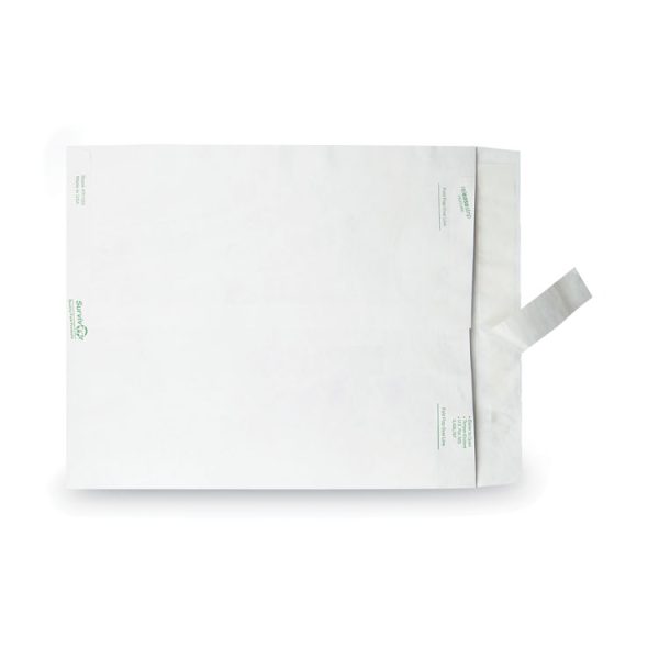 Lightweight 14 lb Tyvek Catalog Mailers, #13 1/2, Square Flap, Redi-Strip Adhesive Closure, 10 x 13, White, 50/Box - Image 4