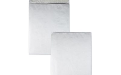 Heavyweight 18 lb Tyvek Catalog Mailers, Square Flap, Redi-Strip Adhesive Closure, 18 x 23, White, 25/Box