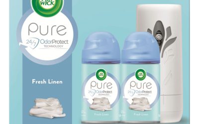 Freshmatic Ultra Automatic Starter Kit, 3.19 x 8.44 x 7.75, White/Gray, Fresh Linen, 4/Carton