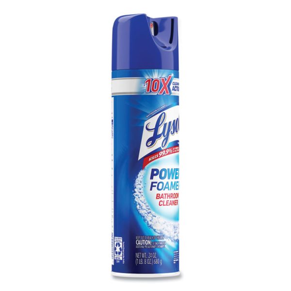 Power Foam Bathroom Cleaner, 24 Oz Aerosol Spray, 12/carton - Image 3