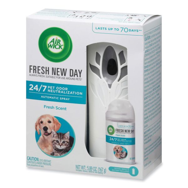 Pet Odor Neutralization Automatic Spray Starter Kit, 6 x 2.25 x 7.75, White/Gray, 4/Carton - Image 3