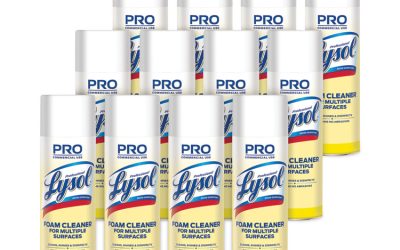 Disinfectant Foam Cleaner, 24 Oz Aerosol Spray, 12/carton
