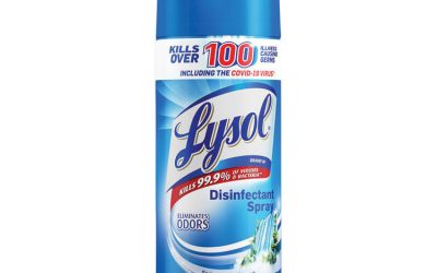 Disinfectant Spray, Spring Waterfall, Liquid, 12.5 Oz Aerosol Spray, 12/carton
