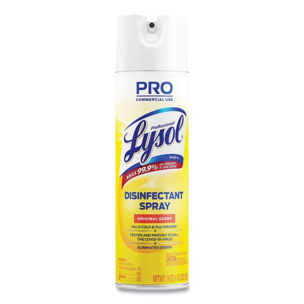 Disinfectant Spray, Original Scent, 19 Oz Aerosol Spray, 12/carton - Image 2