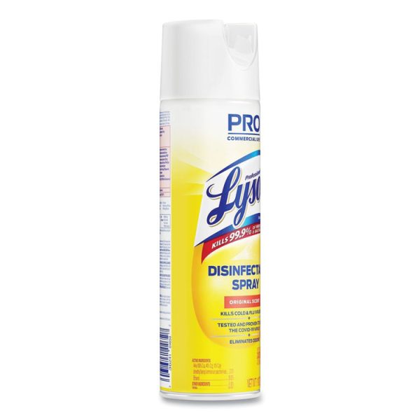 Disinfectant Spray, Original Scent, 19 Oz Aerosol Spray, 12/carton - Image 3