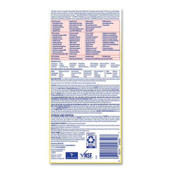 Disinfectant Spray, Original Scent, 19 Oz Aerosol Spray, 12/carton - Image 5