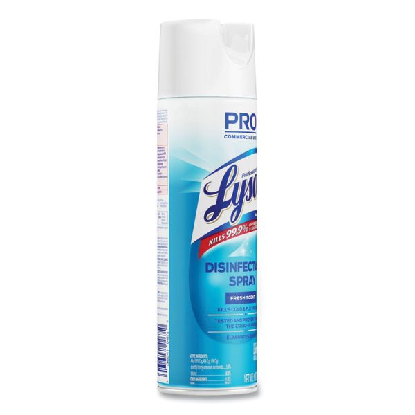 Disinfectant Spray, Fresh Scent, 19 Oz Aerosol Spray, 12/carton - Image 3