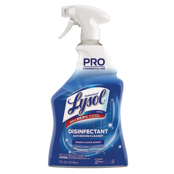 Disinfectant Bathroom Cleaner, 32 Oz Spray Bottle, 12/carton - Image 2